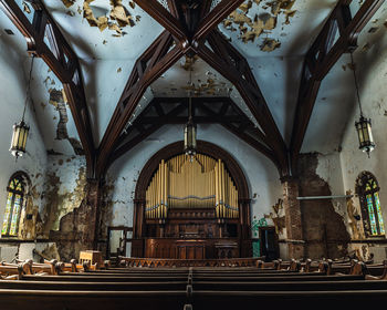 Interior of old cathedral