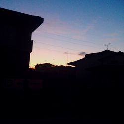 Low angle view of built structures against the sky