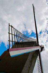Low angle view of built structure against sky