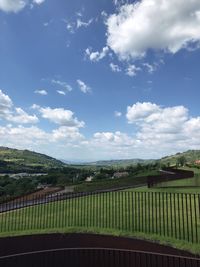 Scenic view of landscape against sky