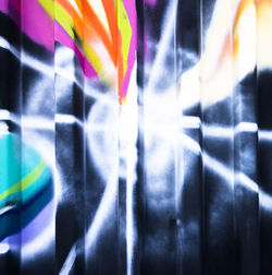 Full frame shot of glass with reflection