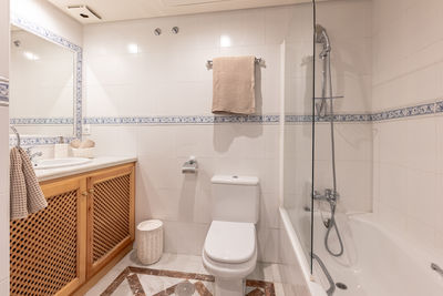 Interior of bathroom