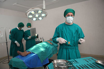 Portrait of doctor at hospital