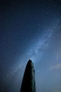 Low angle view of stars in sky