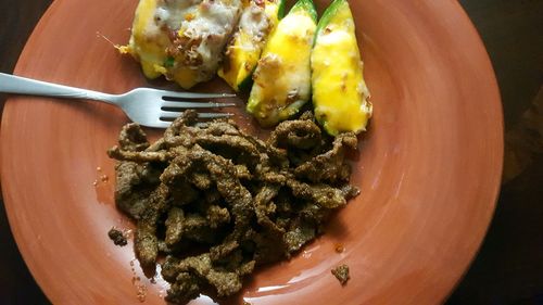 Close-up of food in plate