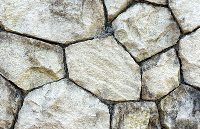 Full frame shot of stone wall