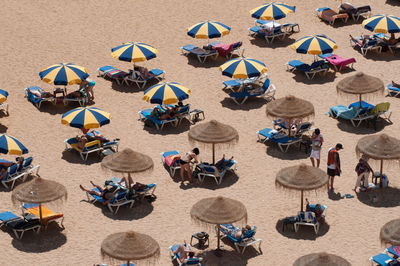 Aerial view of beach