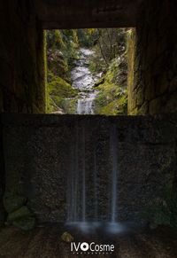 Close-up of tunnel