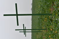 Cross on field
