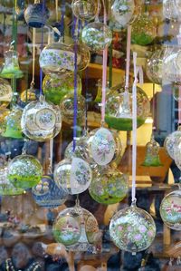 Colorful objects for sale in market