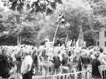 Group of people in park