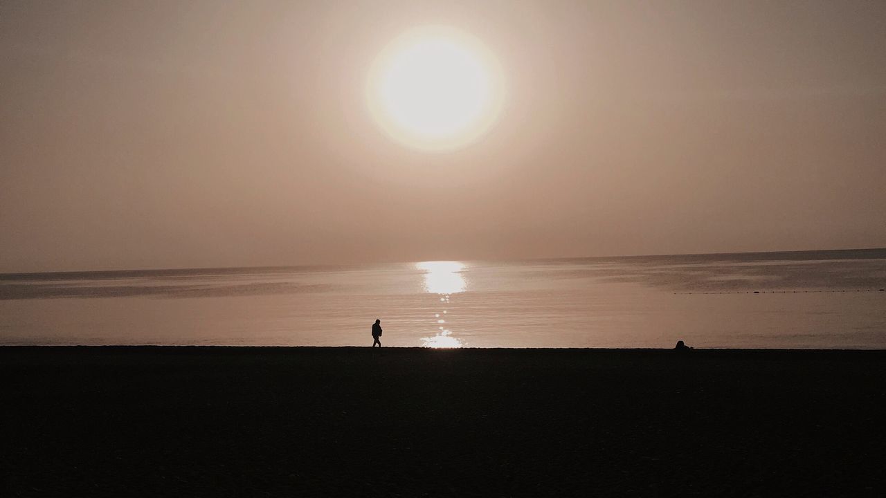 SUNSET OVER SEA