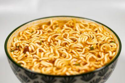 Close-up of cake in bowl