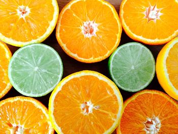 Close-up of oranges against white background