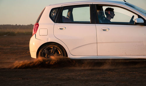 Car on road