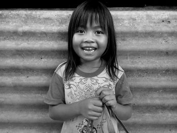 Portrait of cute girl