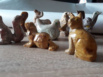 Close-up of stuffed toy on table