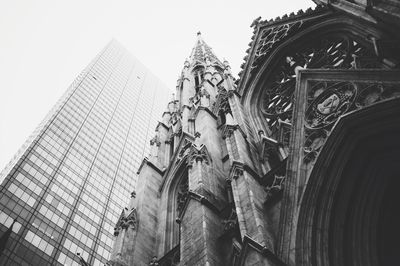 Low angle view of statue