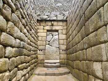 Stone wall of old building