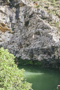 Scenic view of lake