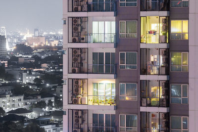 Full frame shot of modern building