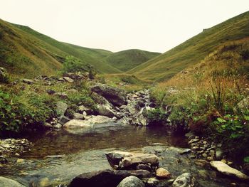 Scenic view of mountains