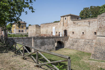 The beautiful malatesta fortress of fano
