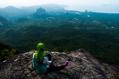 Scenic view of mountains