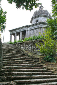 Low angle view of historical building against sky