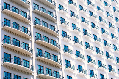 Low angle view of residential building