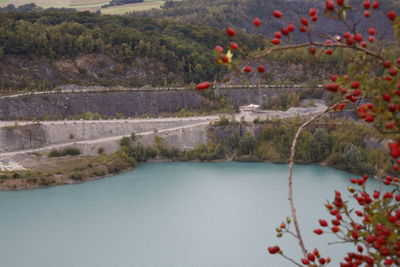 Scenic view of lake