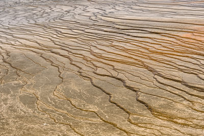 Full frame shot of cracked land