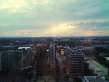 Cityscape at sunset