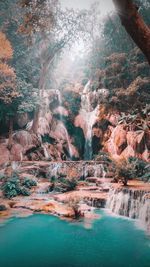 The beauty of indonesian waterfalls