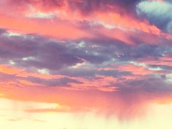 Full frame shot of cloudy sky