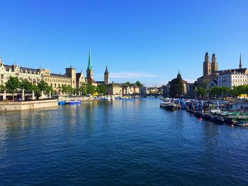 View of buildings at waterfront