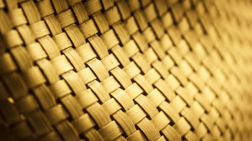 Full frame shot of wicker basket