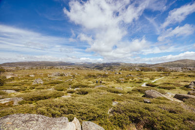 Scenic view of landscape against sky