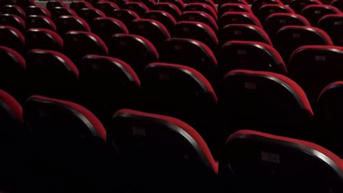 Full frame shot of empty seats