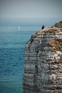 Scenic view of blue sea