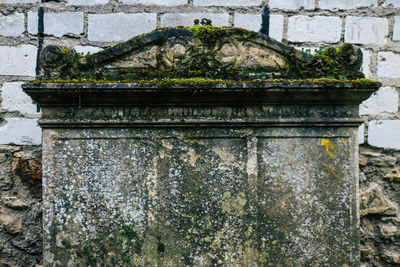 Low angle view of old building