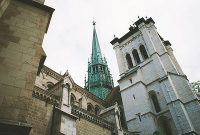 Low angle view of building against sky