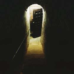 Narrow alley amidst buildings