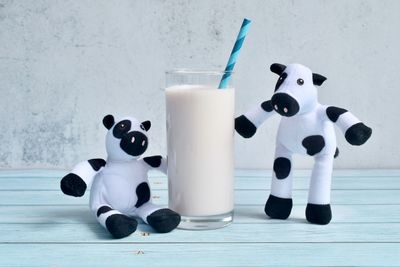 Close-up of stuffed toy on table