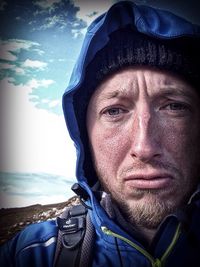 Close-up portrait of woman