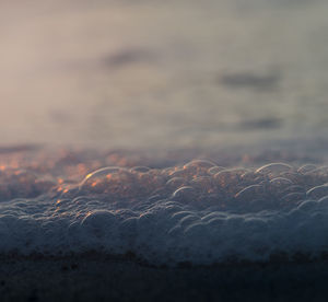 Close-up of sea against sky