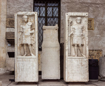 Statue of historic building