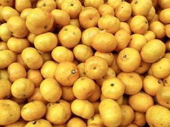 Full frame shot of fruits for sale in market