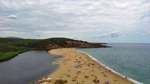 Beach, sea, woods, river