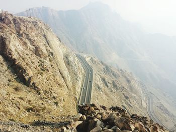 Scenic view of mountains